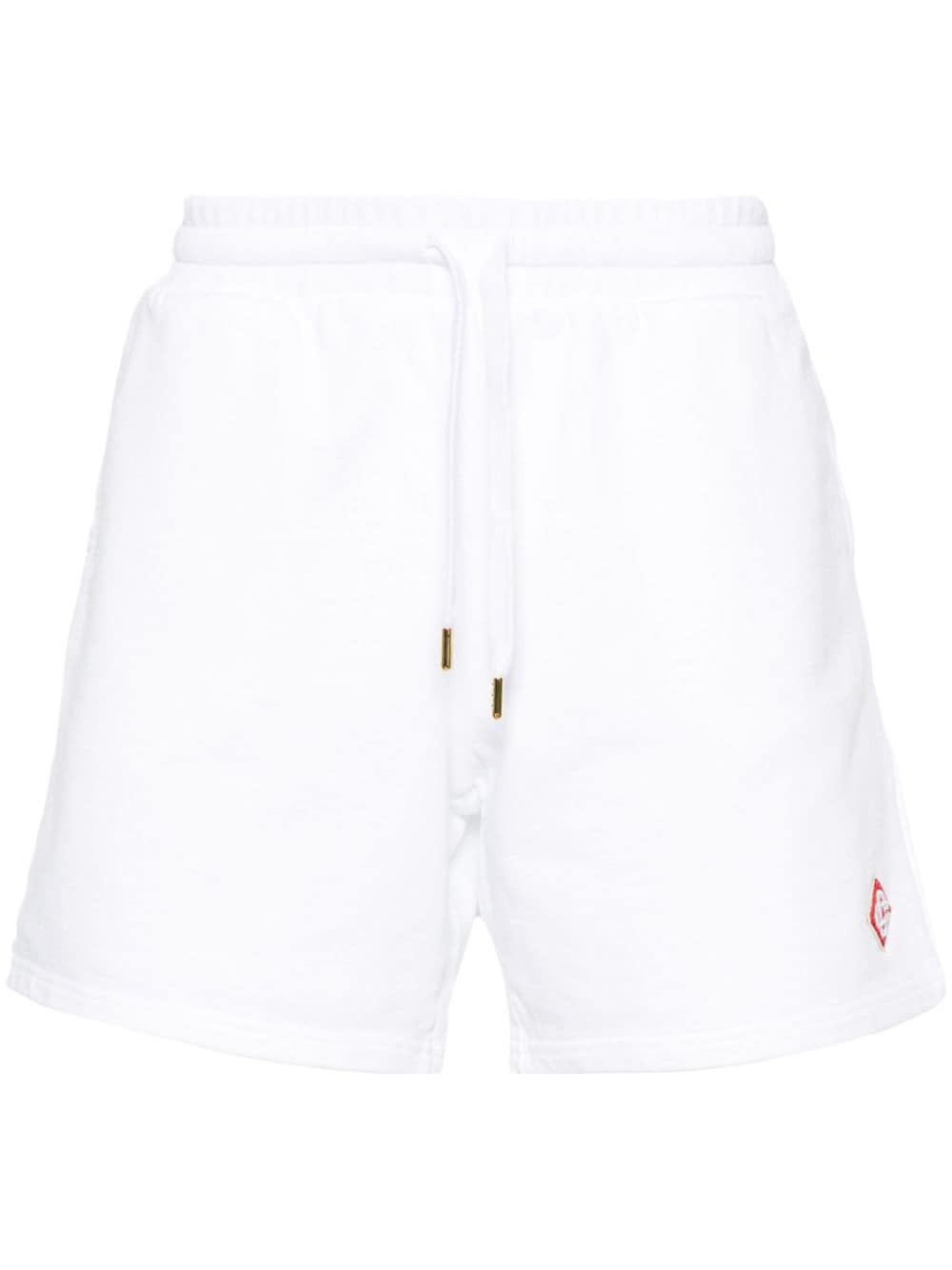 Casablanca logo-patch jersey track shorts - White von Casablanca