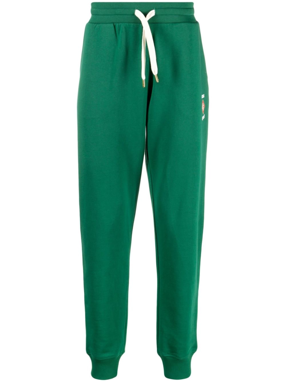 Casablanca logo-print cotton track pants - Green von Casablanca