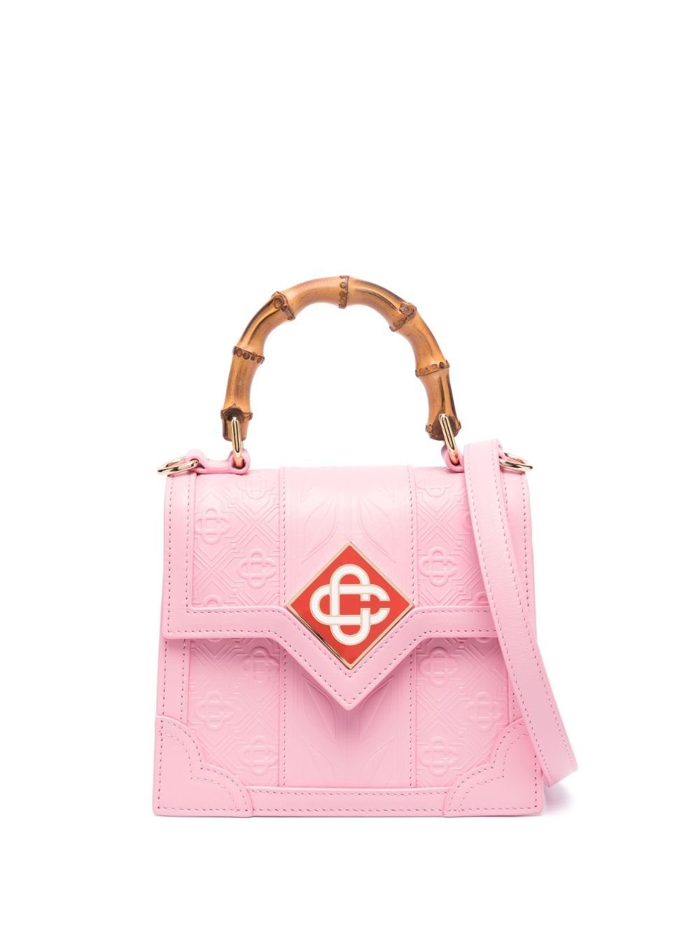 Casablanca mini Jeanne leather bag - Pink von Casablanca