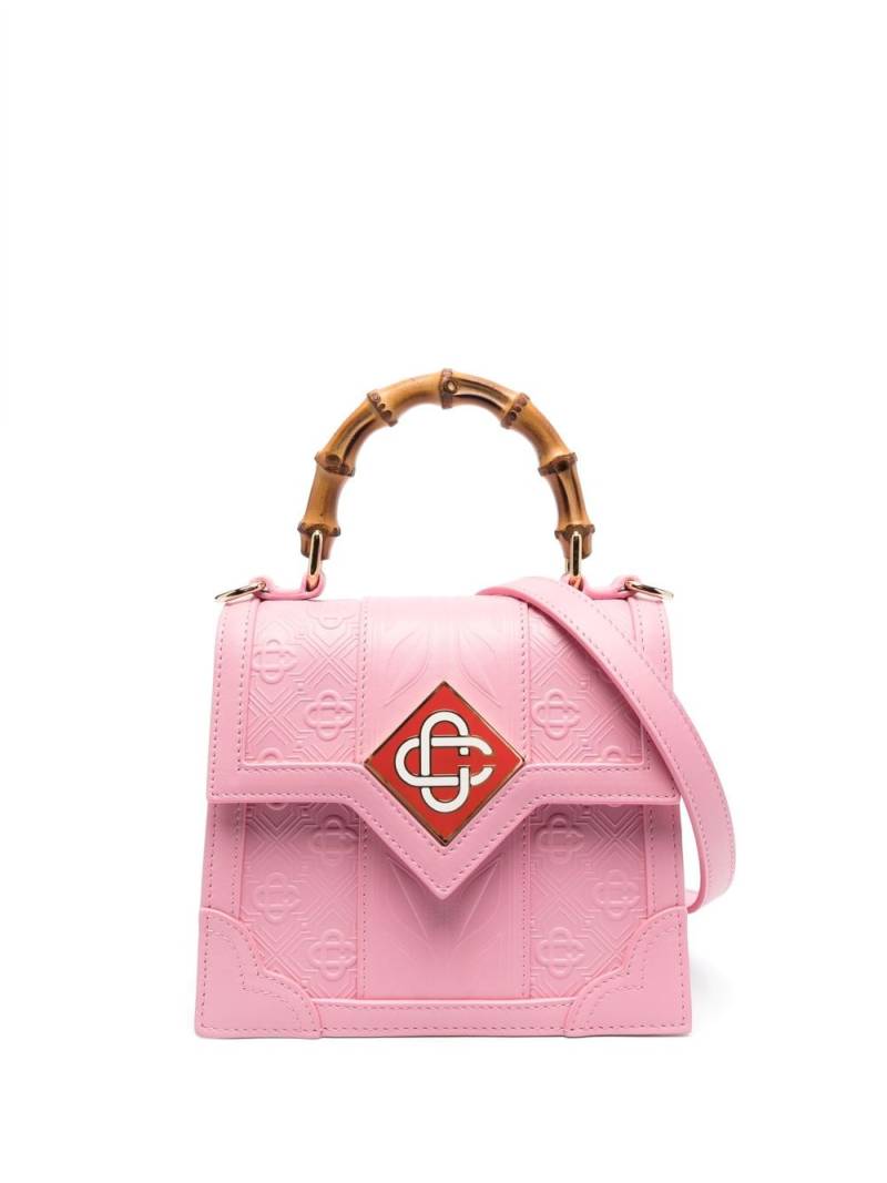 Casablanca mini Jeanne leather bag - Pink von Casablanca