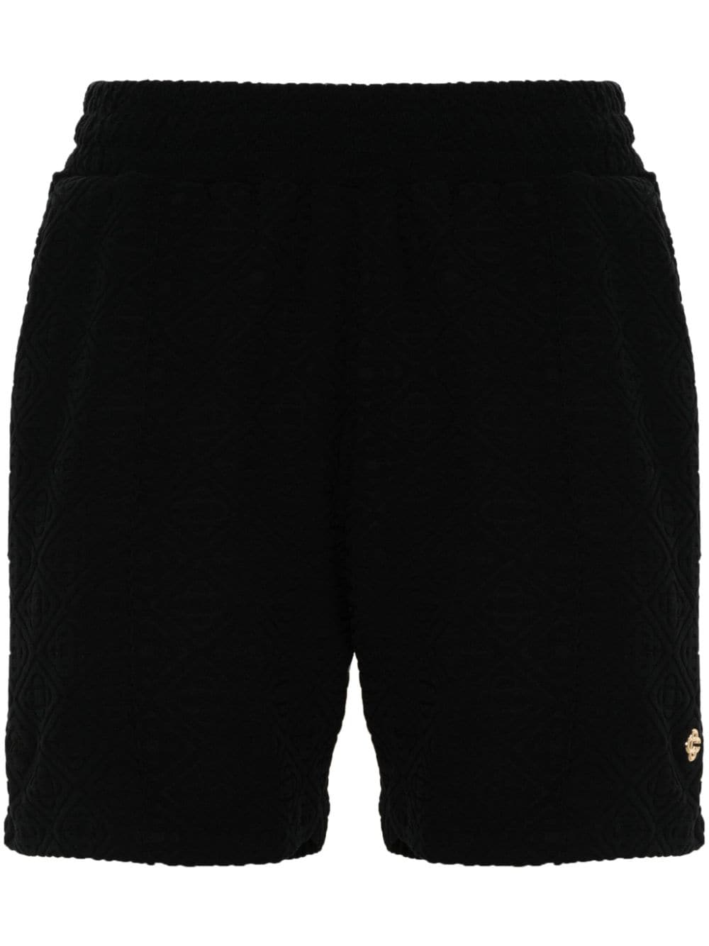 Casablanca monogram-pattern track shorts - Black von Casablanca