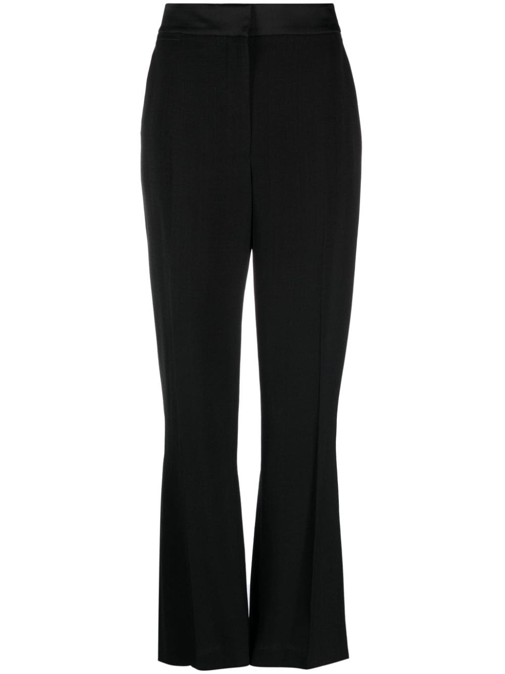 Casablanca pleat-detailing concealed-fastening tailored trousers - Black von Casablanca