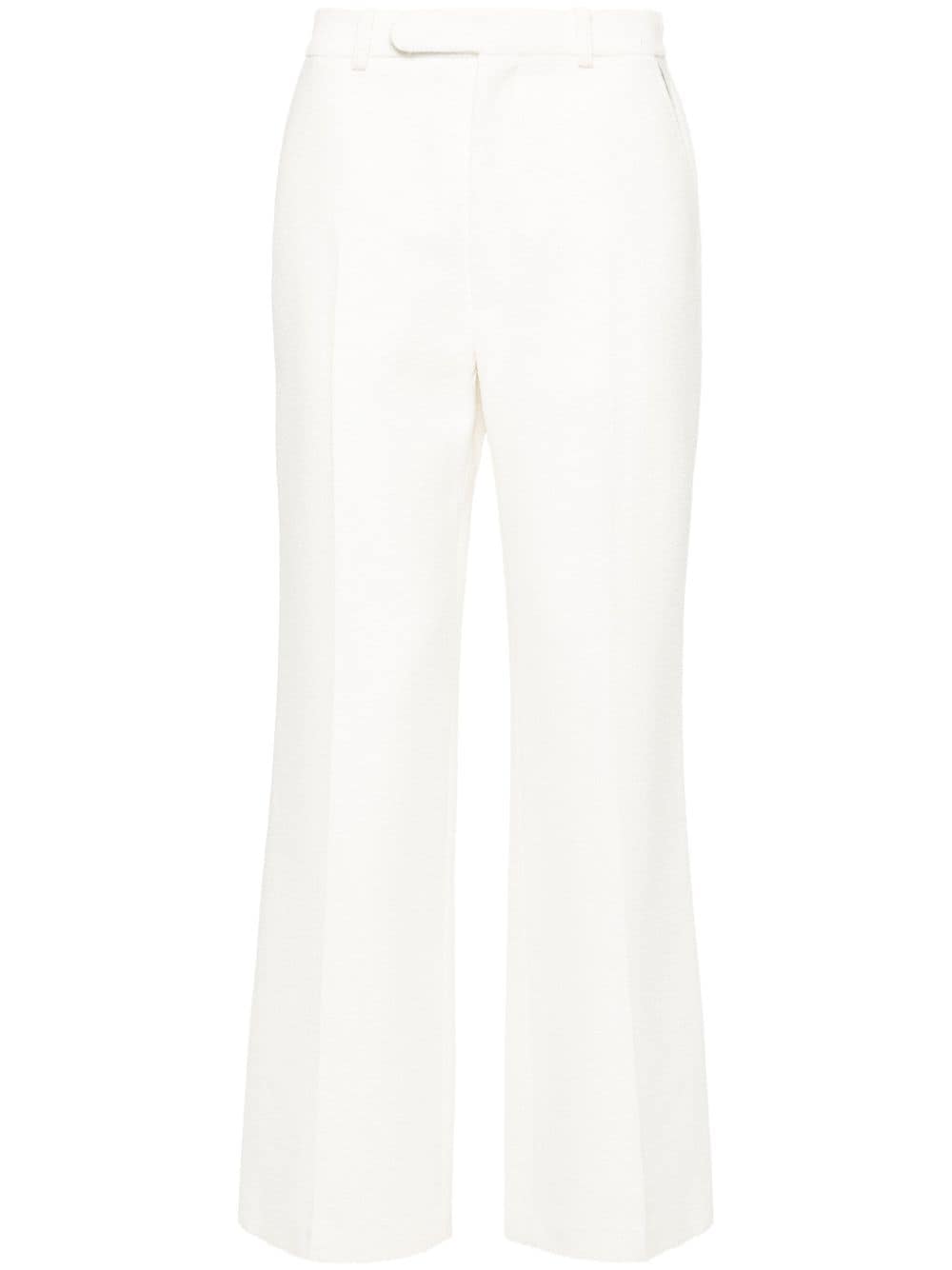 Casablanca straight-leg jacquard trousers - White von Casablanca