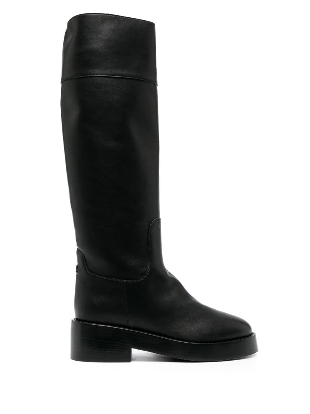 Casadei Andrea 55mm leather boots - Black von Casadei