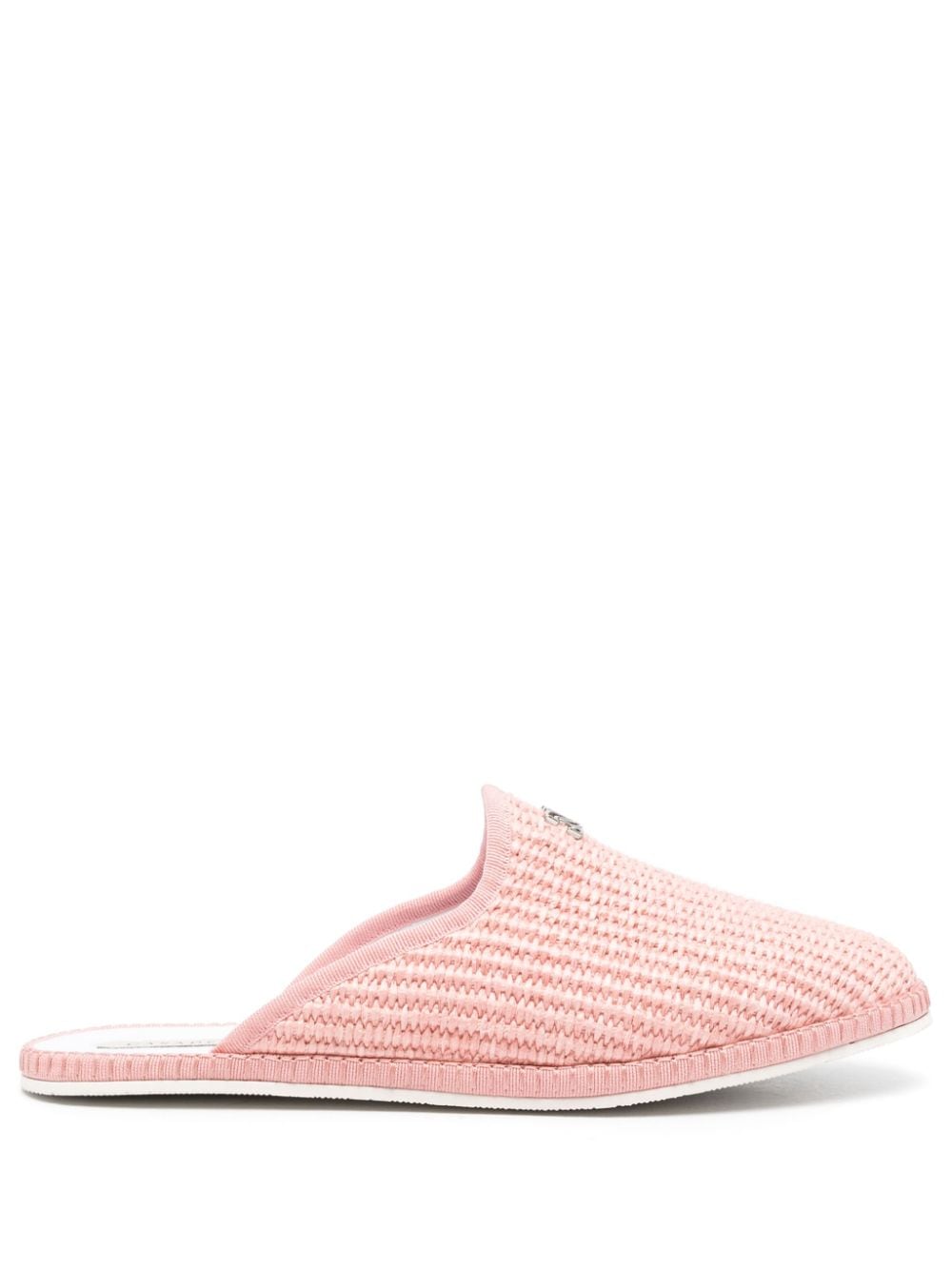 Casadei Baia logo-plaque mules - Pink von Casadei