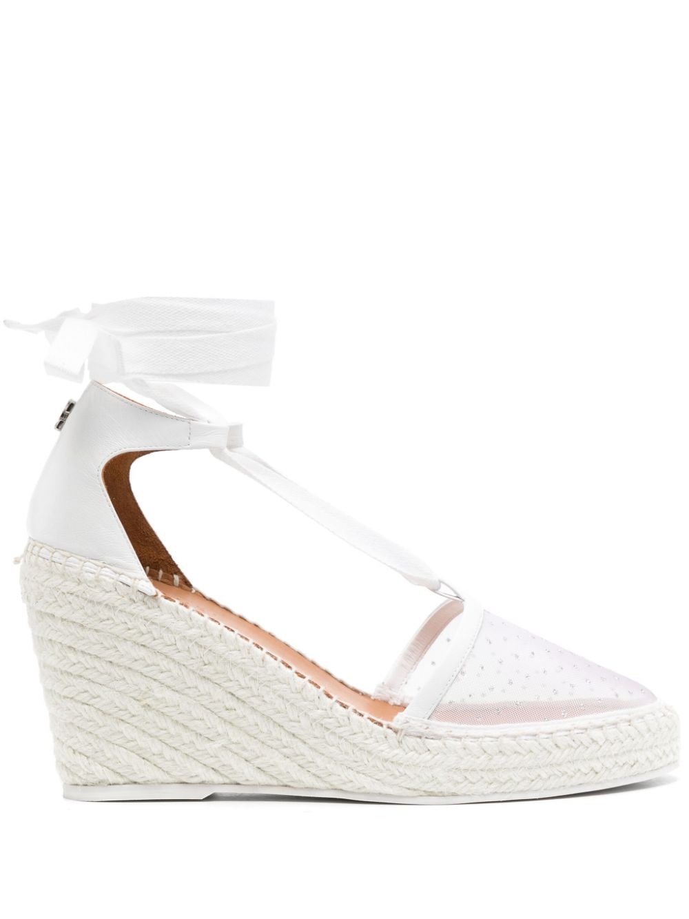 Casadei Baleari Sherazade 80mm espadrilles - White von Casadei