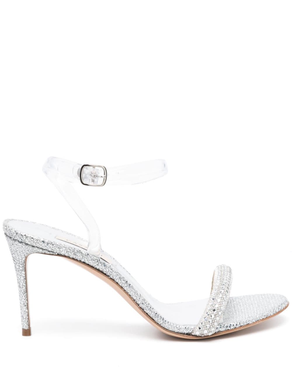 Casadei Blade Stratosphere 90mm sandals - Silver von Casadei