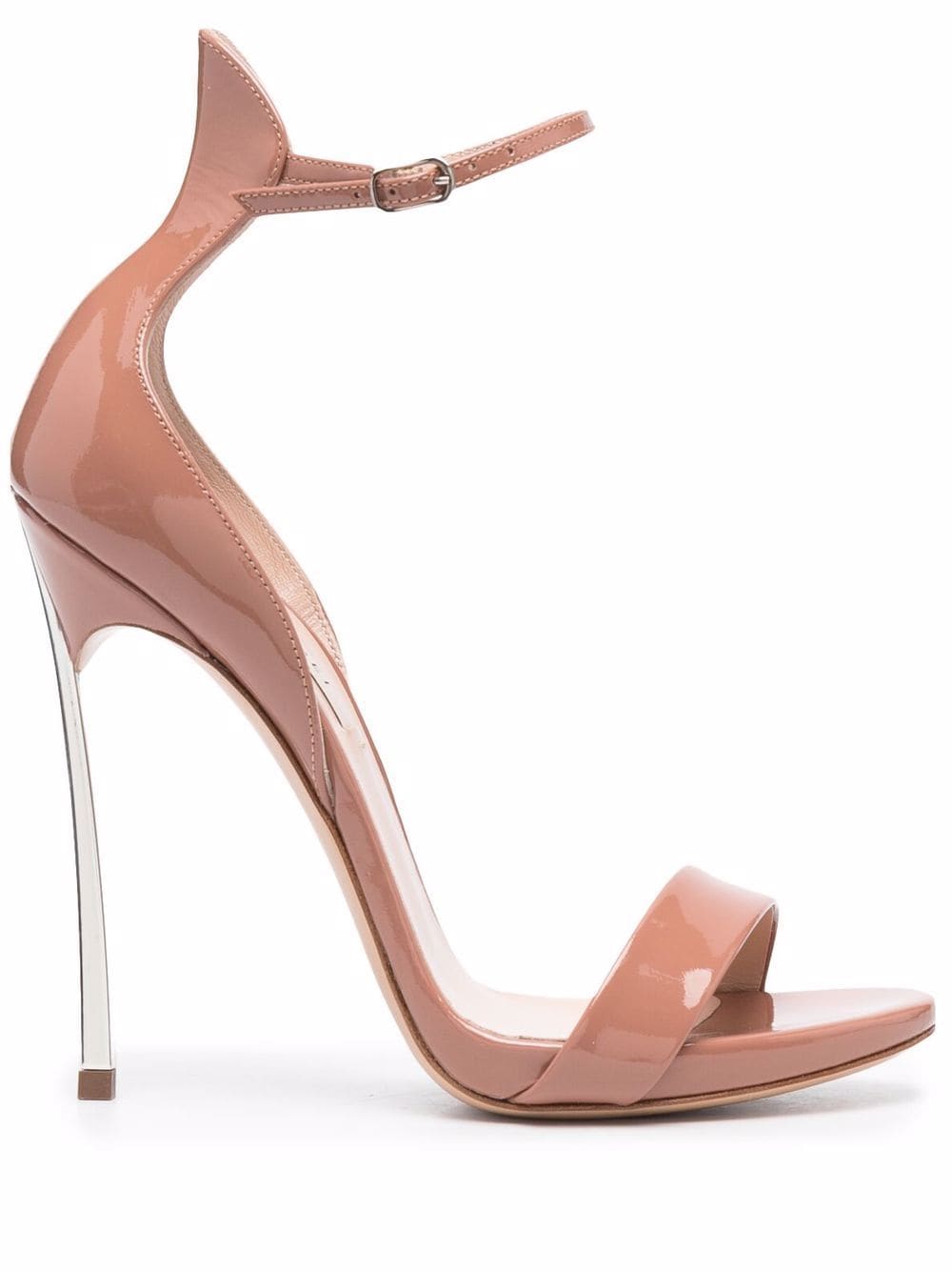 Casadei Blade patent-leather sandals - Pink von Casadei