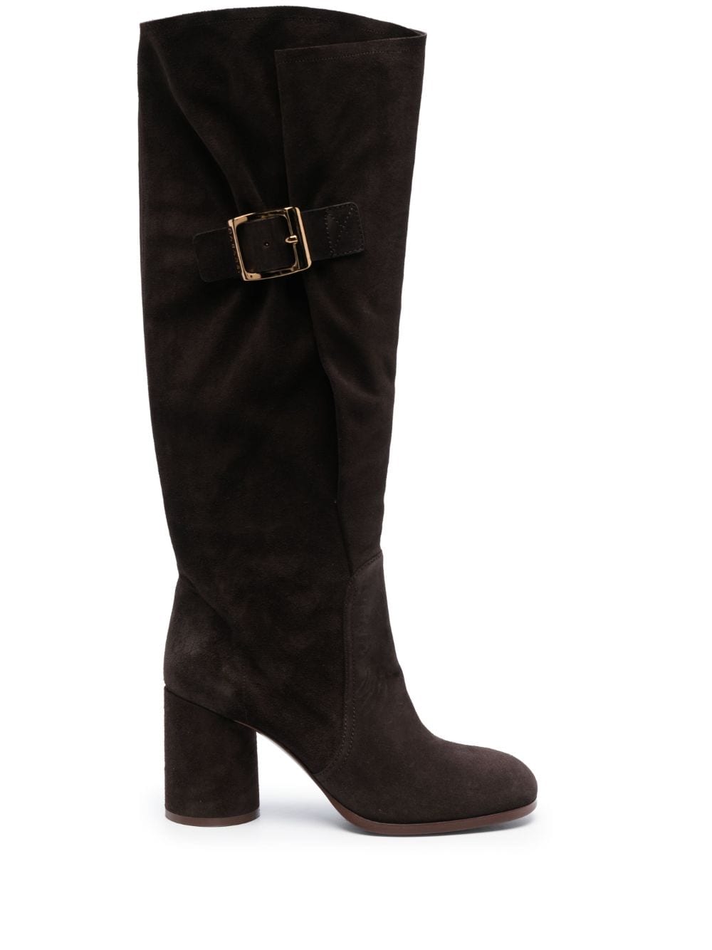 Casadei Cleo Kate 85mm suede boots - Brown von Casadei