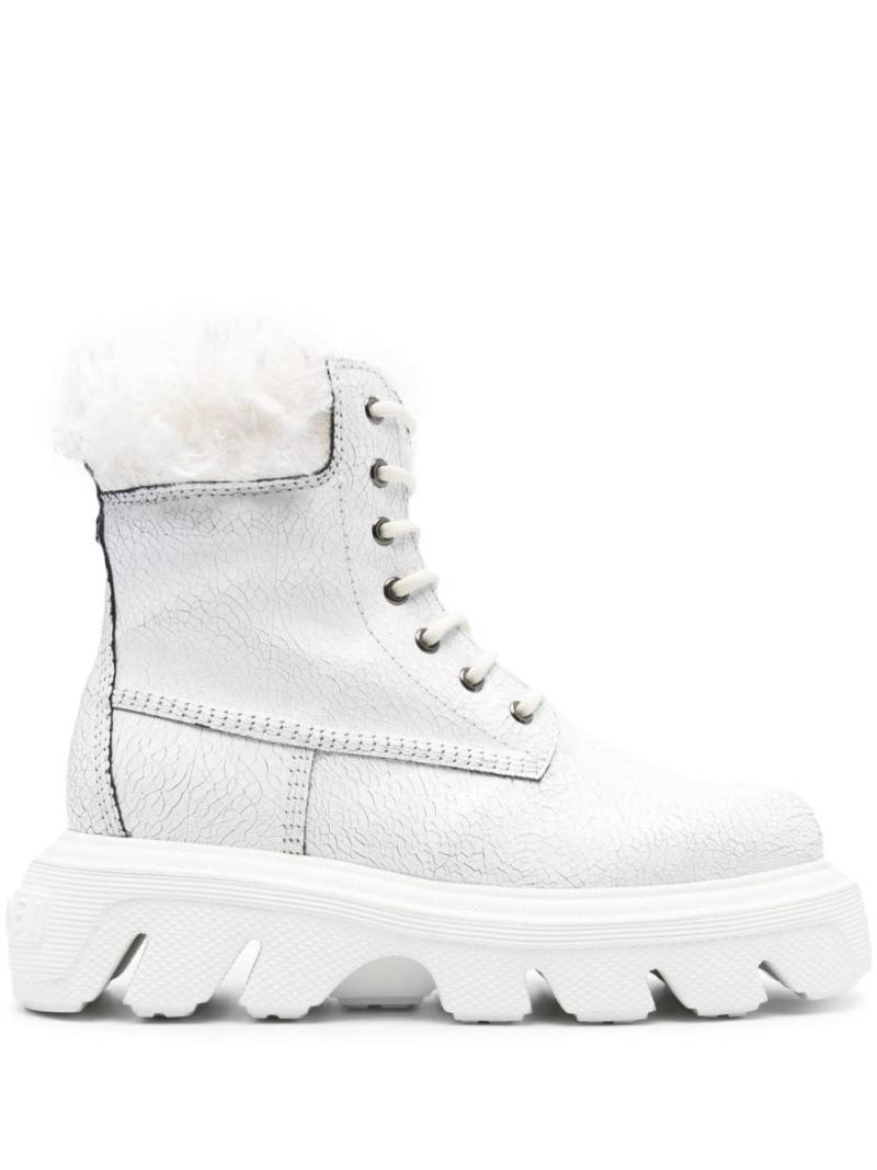 Casadei Generation C Alpi leather boots - White von Casadei
