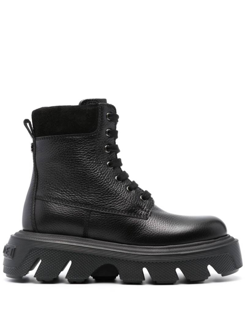 Casadei Generation C leather boots - Black von Casadei