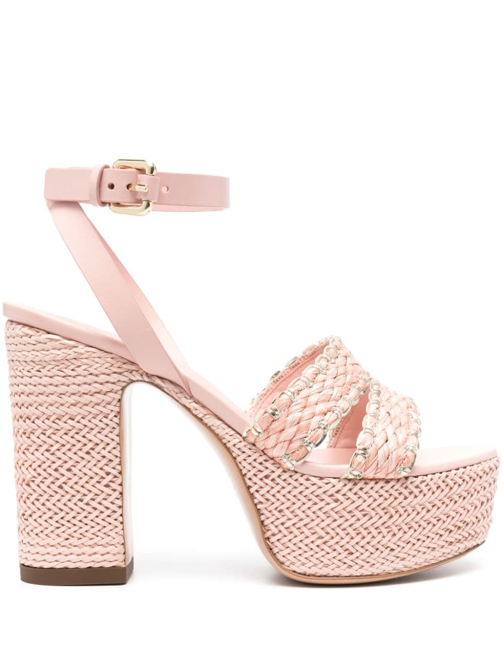 Casadei Kalimba 120mm platform sandals - Pink von Casadei