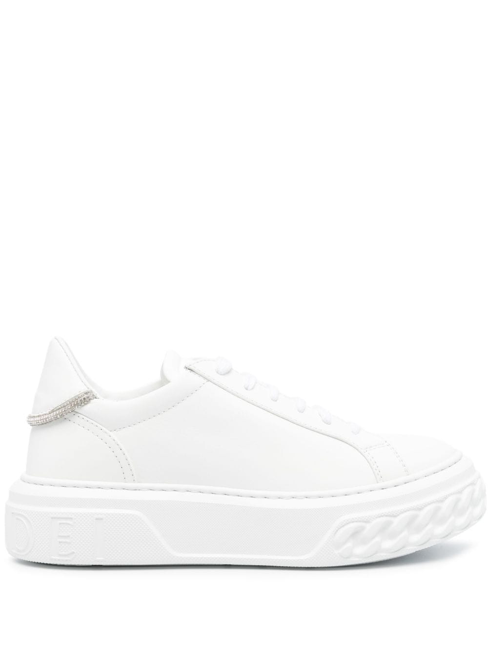 Casadei Off Road C+C leather sneakers - White von Casadei