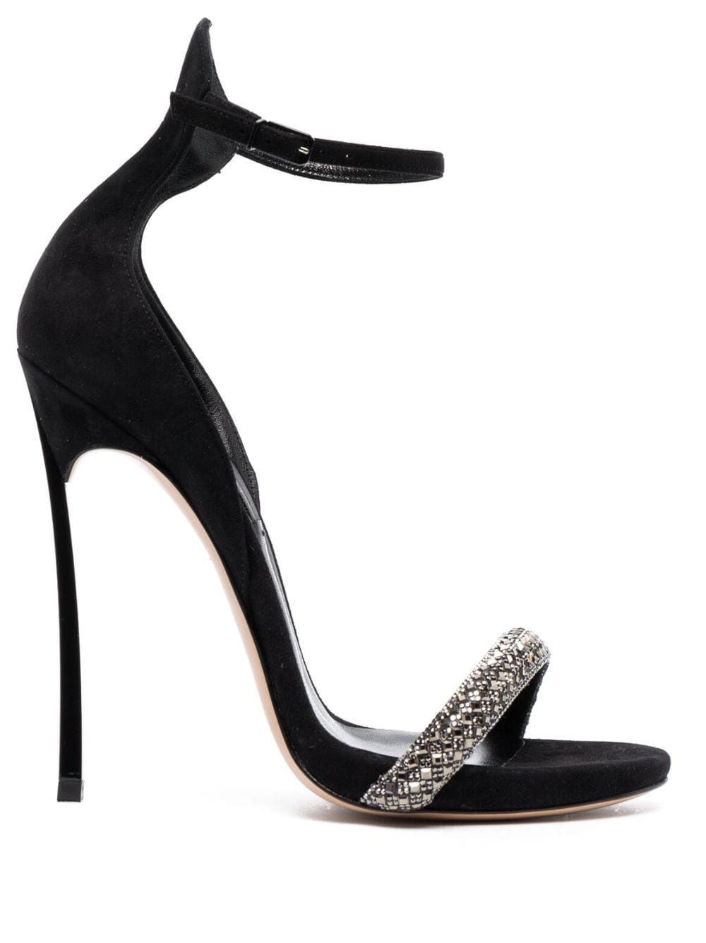 Casadei Stratosphere 120mm crystal-embellished sandals - Black von Casadei