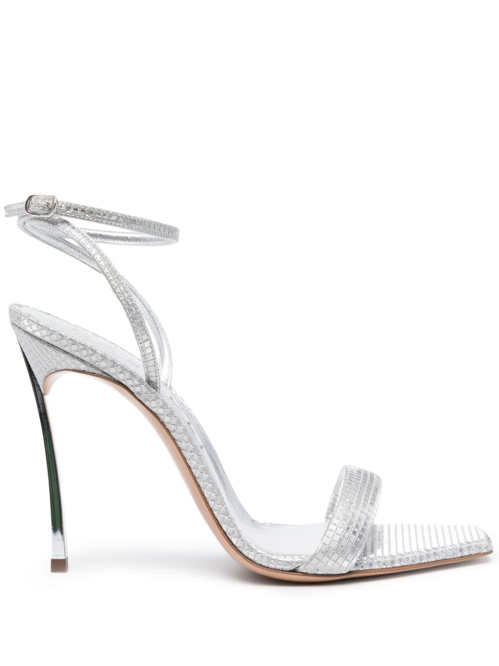 Casadei Superblade Diadema 100mm sandals - Silver von Casadei