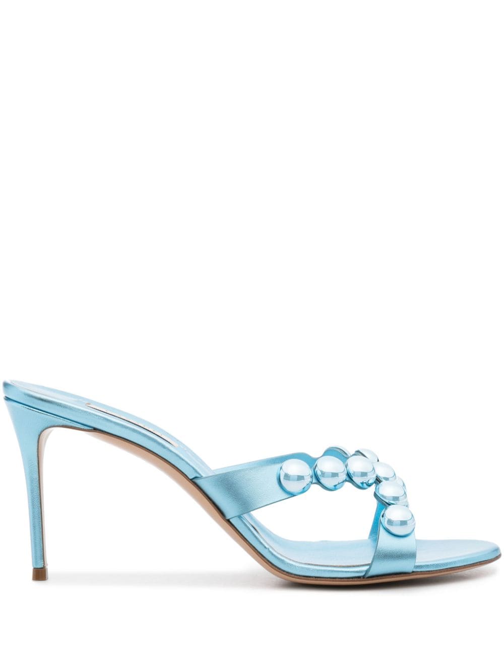 Casadei Tropicana 100mm Julia mules - Blue von Casadei