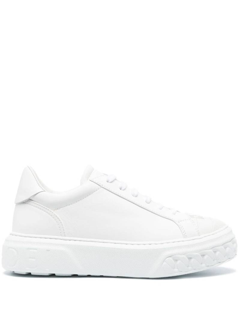 Casadei logo-patch low-top sneakers - White von Casadei