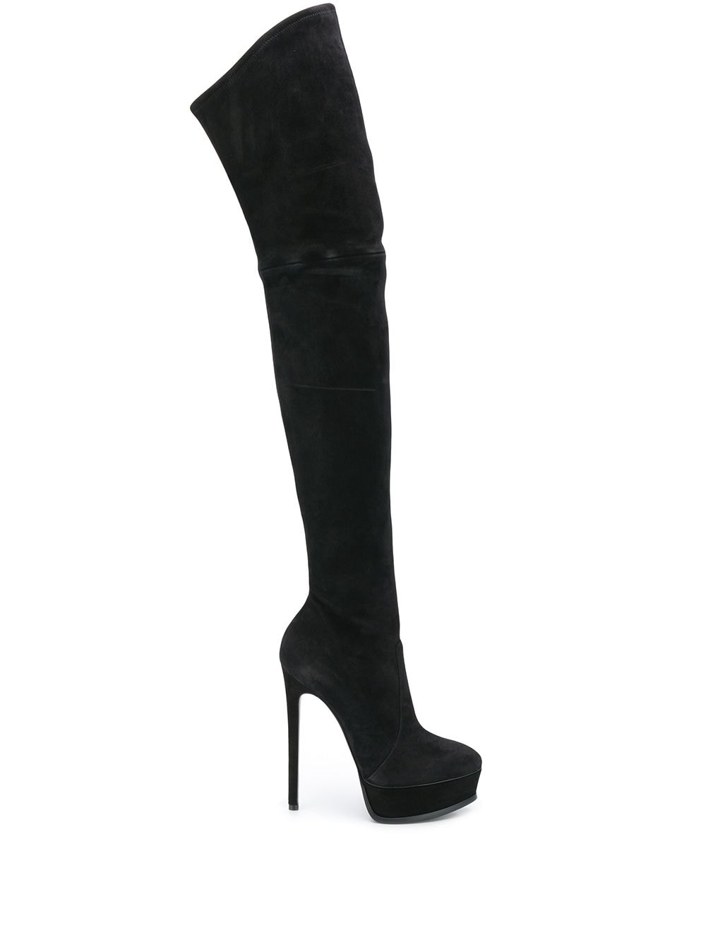 Casadei over the knee stiletto boots - Black von Casadei