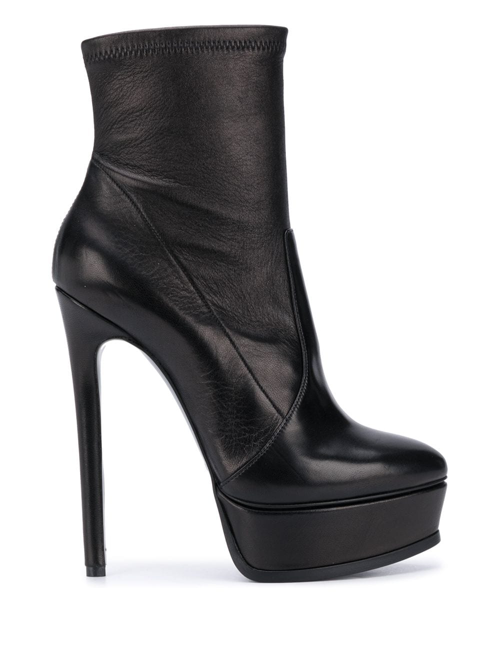 Casadei platform ankle boots - Black von Casadei