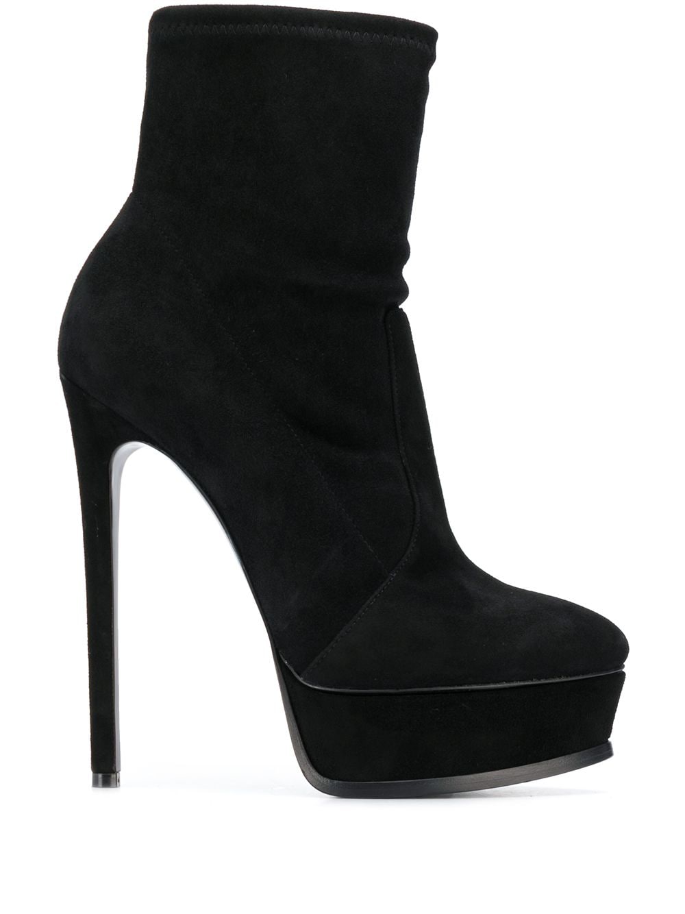 Casadei platform ankle boots - Black von Casadei