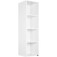 Bücherregal Skylar Weiß 106x30x30cm von Casaria®