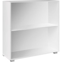 Bücherregal Vela Weiß 2 Fächer von Casaria®