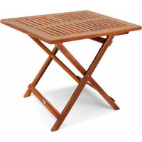 Gartentisch Akazienholz 70x70x73cm klappbar von Casaria®