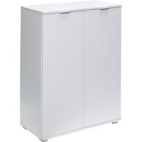 Highboard Alba Weiß 71x101x35cm von Casaria®