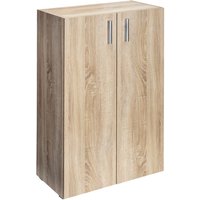 Mehrzweckschrank Vela Eiche 116x30x60cm von Casaria®