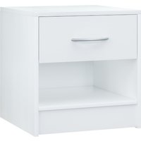 Nachttisch Kiel Weiß 41x39x28cm von Casaria®