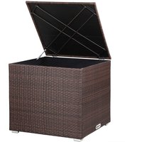 Polyrattan Auflagenbox Braun 318L von Casaria®