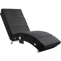 Relaxliege London Anthrazit mit Massage- & Heizfunktion von Casaria®