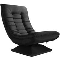 Relaxsessel Aberdeen Schwarz Stoff von Casaria®