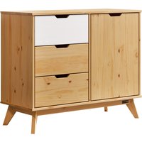 Sideboard Borneo Natur Kiefer 96x40x79cm FSC® zertifiziert von Casaria®
