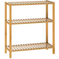 Standregal Badregal Bambus 66x58x26cm von Casaria®