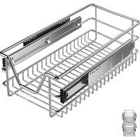 Teleskopschublade 2er-Set 30cm Schrankbreite Außenmaß von Casaria®
