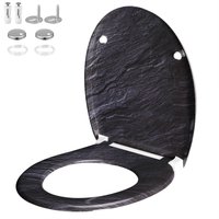 Toilettensitz Granite mit Absenkautomatik von Casaria®