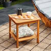 Beistelltisch Washington Akazienholz 45x45x45cm Beistelltisch Washington Akazienholz 45x45x45cm von Casaria®