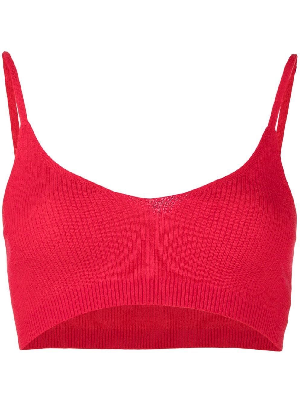 Cashmere In Love Alessi cashmere-blend bralette - Red von Cashmere In Love