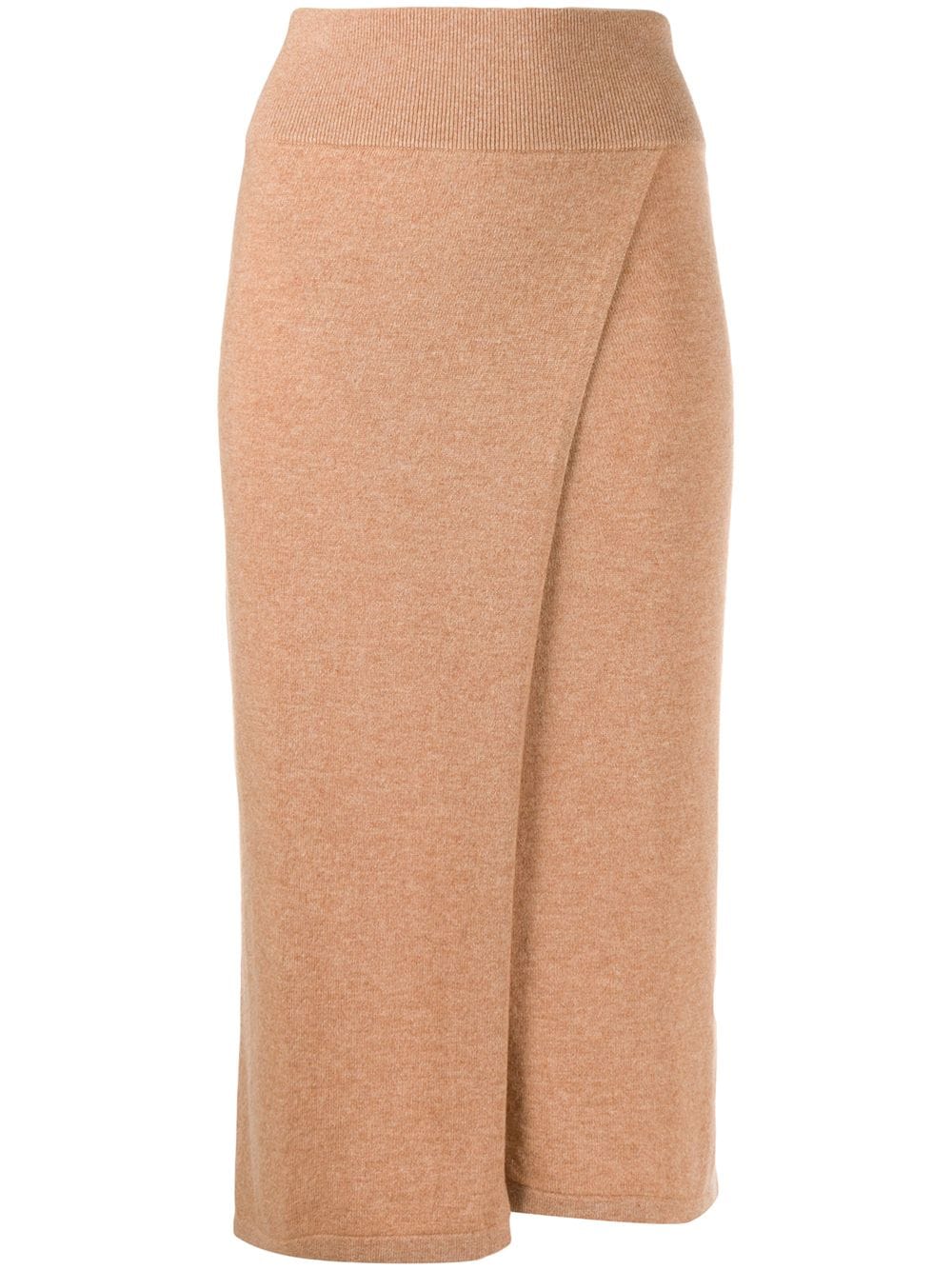 Cashmere In Love Lucia wrap knitted skirt - Neutrals von Cashmere In Love