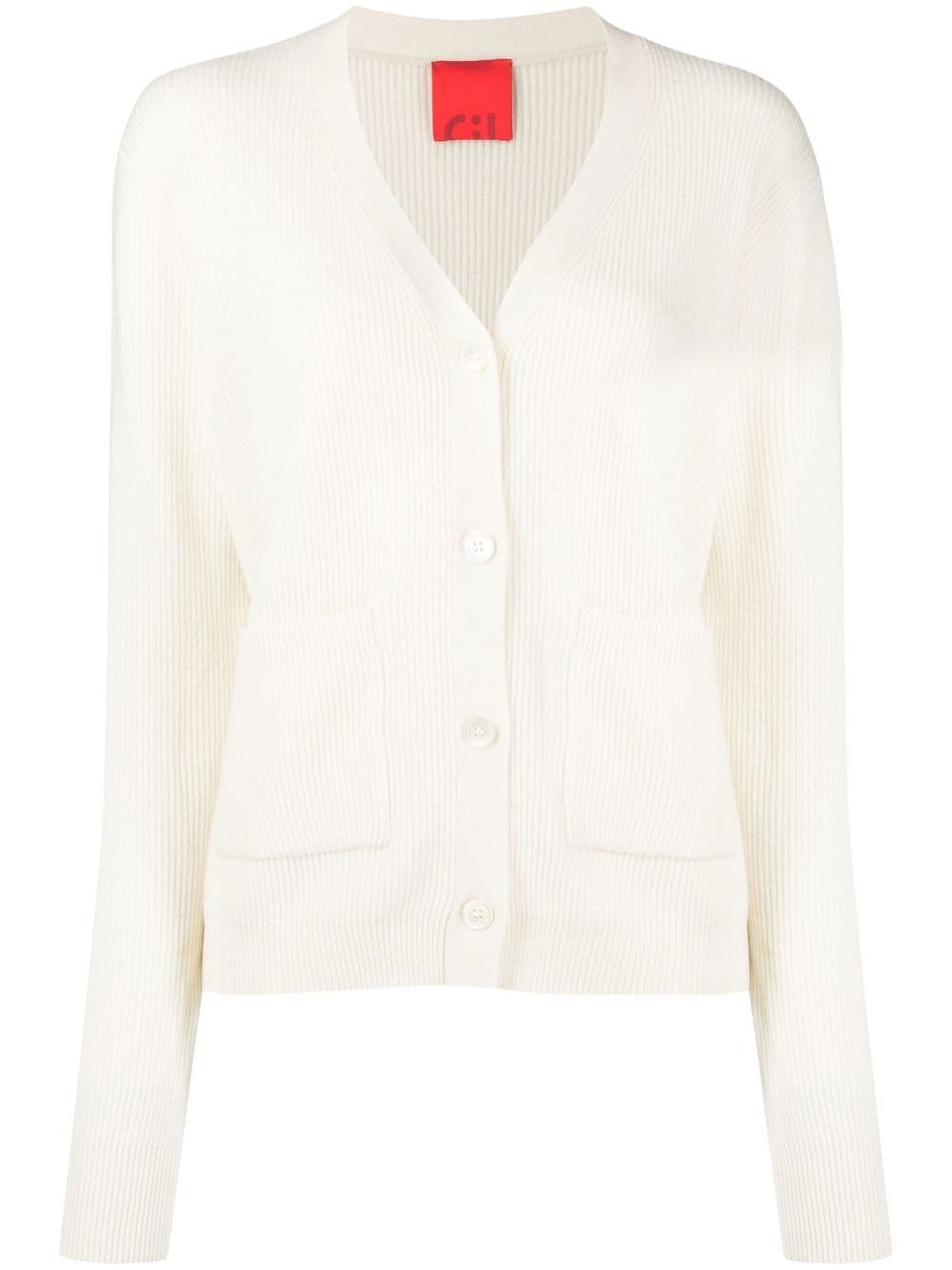 Cashmere In Love Mari cashmere cardigan - White von Cashmere In Love