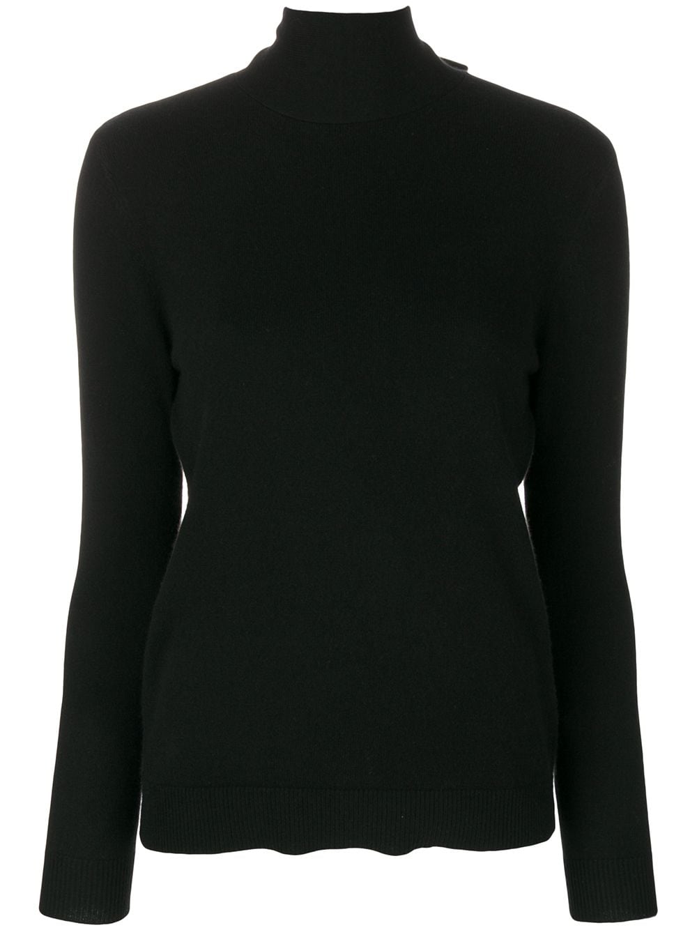 Cashmere In Love cashmere Vera bow tie jumper - Black von Cashmere In Love