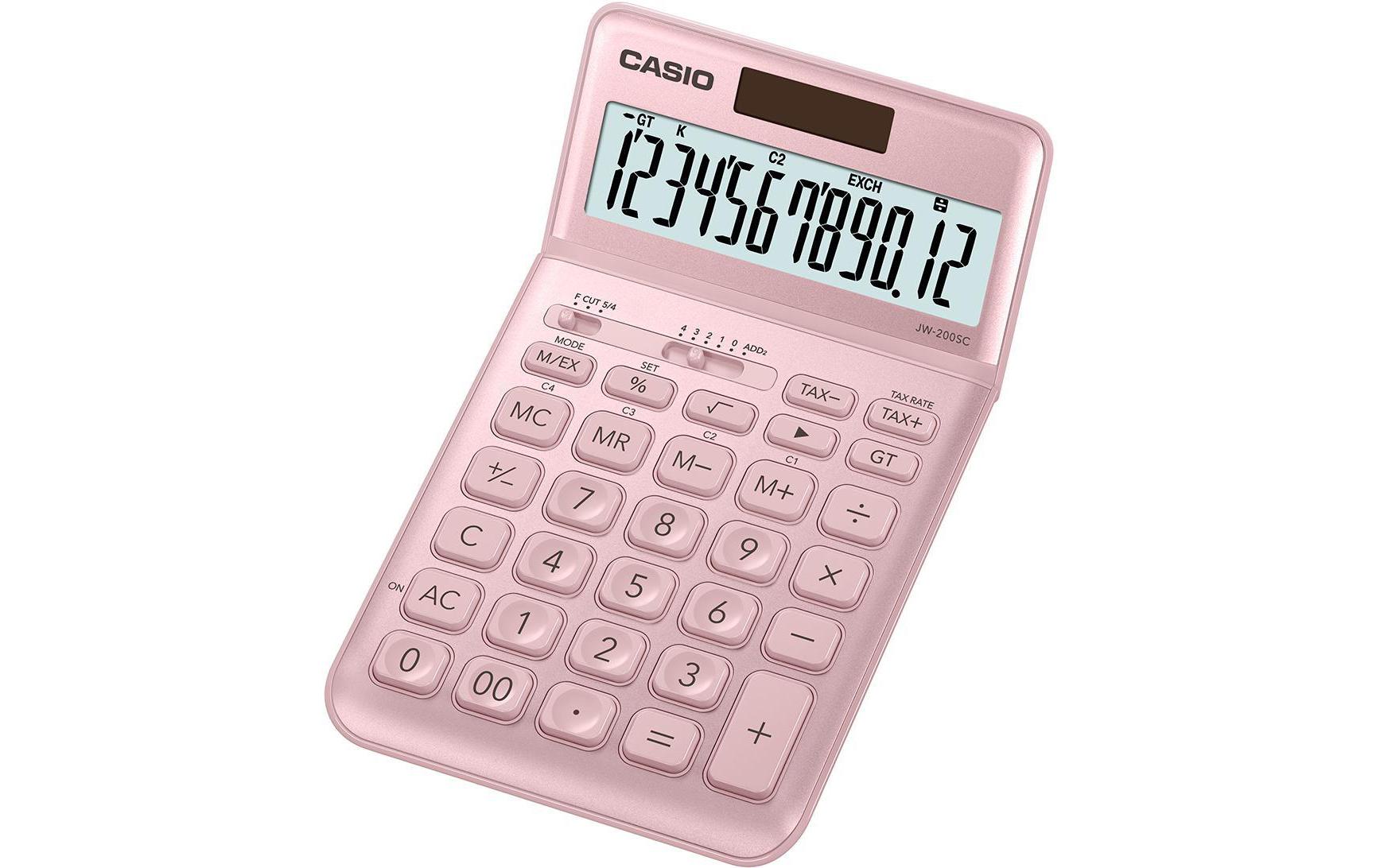CASIO Taschenrechner »CS-JW-200SC-PK Pink« von Casio