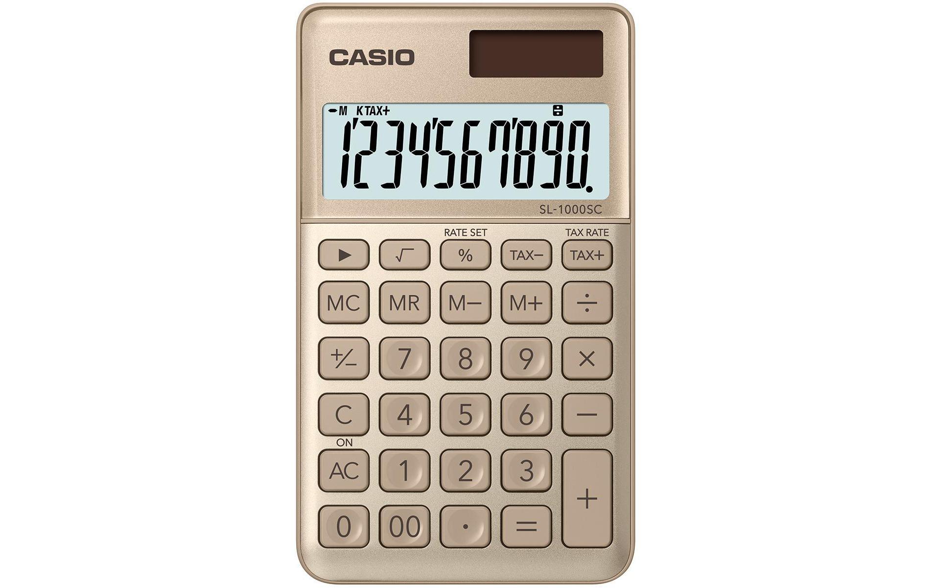 CASIO Taschenrechner »CS-SL-1000SC-GD Goldfarben« von Casio