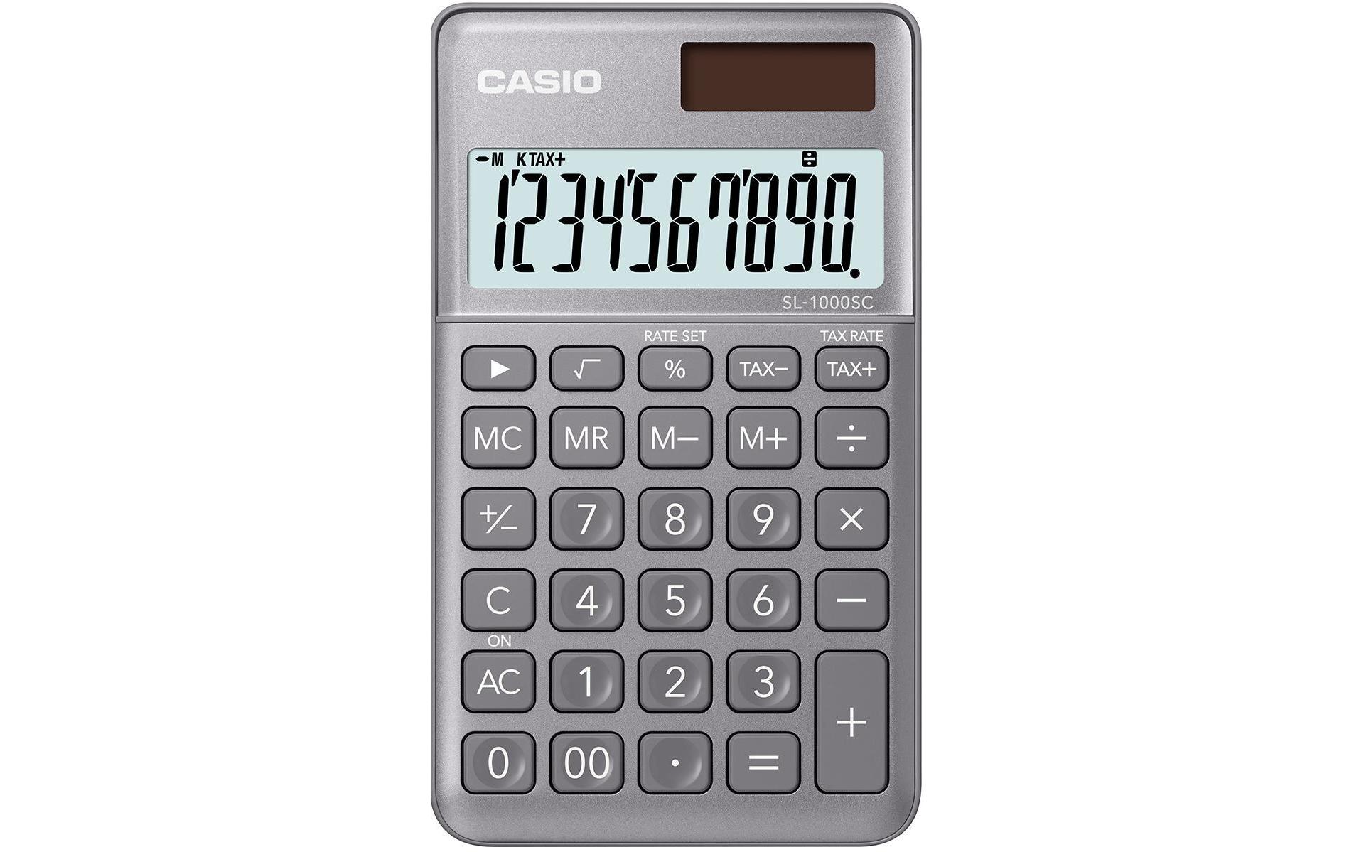 CASIO Taschenrechner »CS-SL-1000SC-GY Grau« von Casio