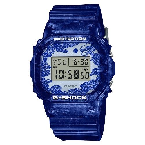 Casio G-Shock DW-5600BWP-2ER Limited Subcrew blue Porcelain von Casio