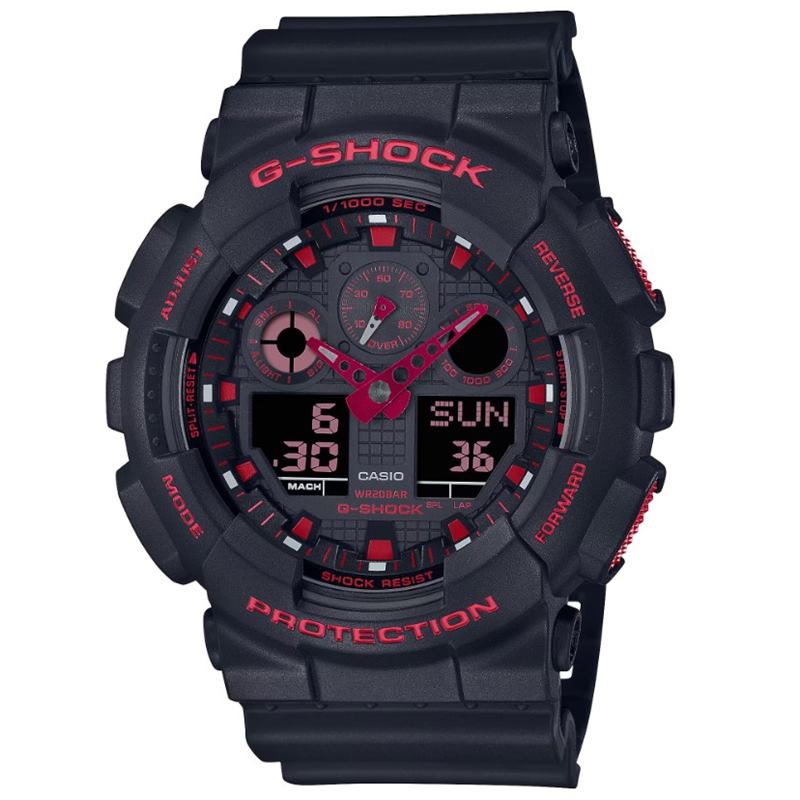 Casio G-Shock GA-100BNR-1AER Ignite Red Herrenuhr von Casio