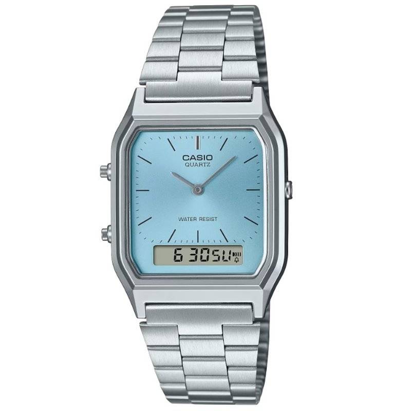 Casio Vintage Edgy AQ-230A-2A1MQYES Colour Variation Unisexuhr von Casio