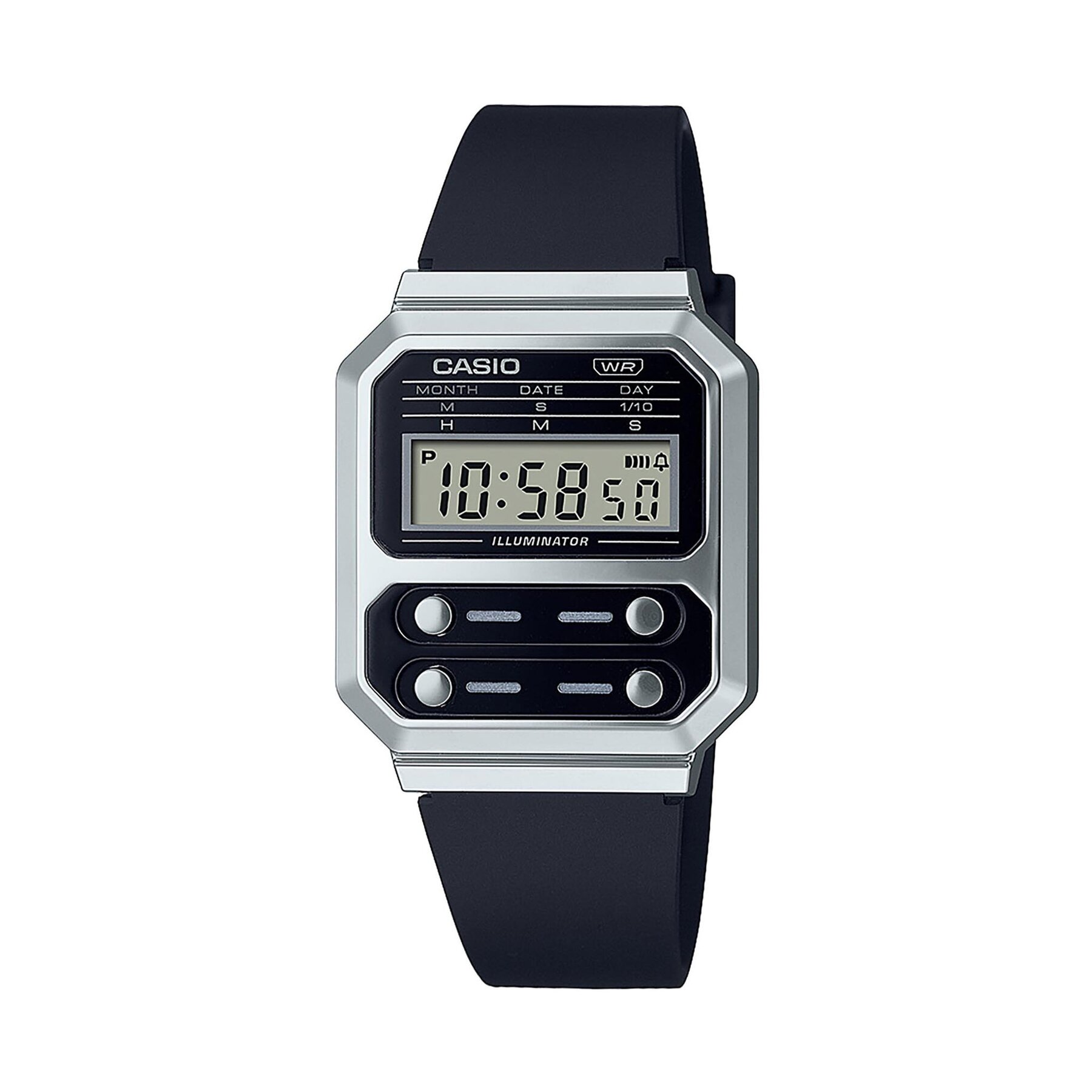 Uhr Casio A100WEF-1AEF Silver/Black von Casio