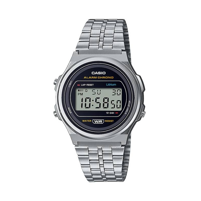 Uhr Casio A171WE-1AEF Silver/Silver von Casio